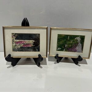 Set of 2 Gold Photo Picture Frame – 5” x 7”